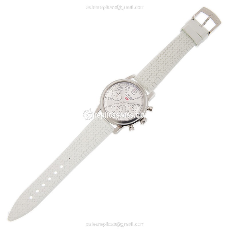 Chopard 168588-3001 Replica - Automatic - White Dial - Steel Case - Rubber Strap - View 2