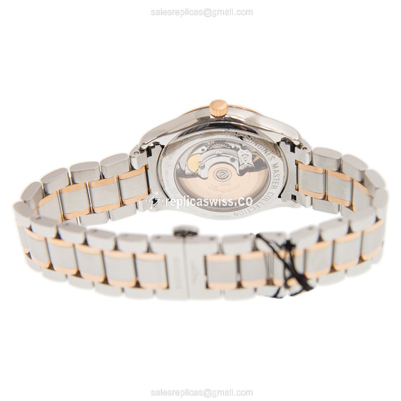 Longines L2.755.5.79.7 Replica - Automatic - 18kt Rose Gold Case - White Dial - View 4