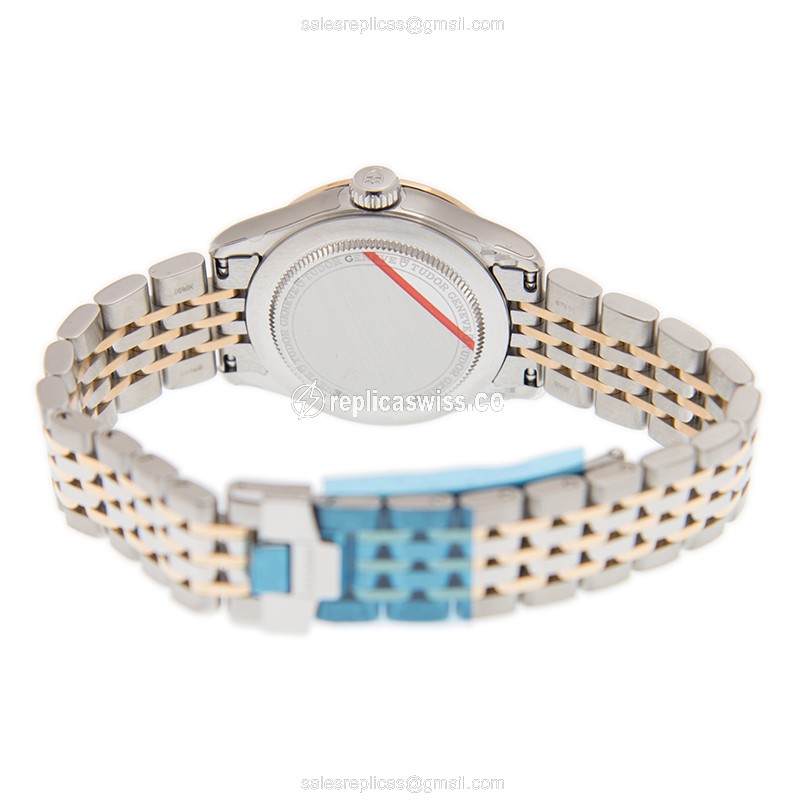 Tudor 91351-67011-6DI-SV Replica | Automatic | 18kt Rose Gold Case | Silver Dial - View 4