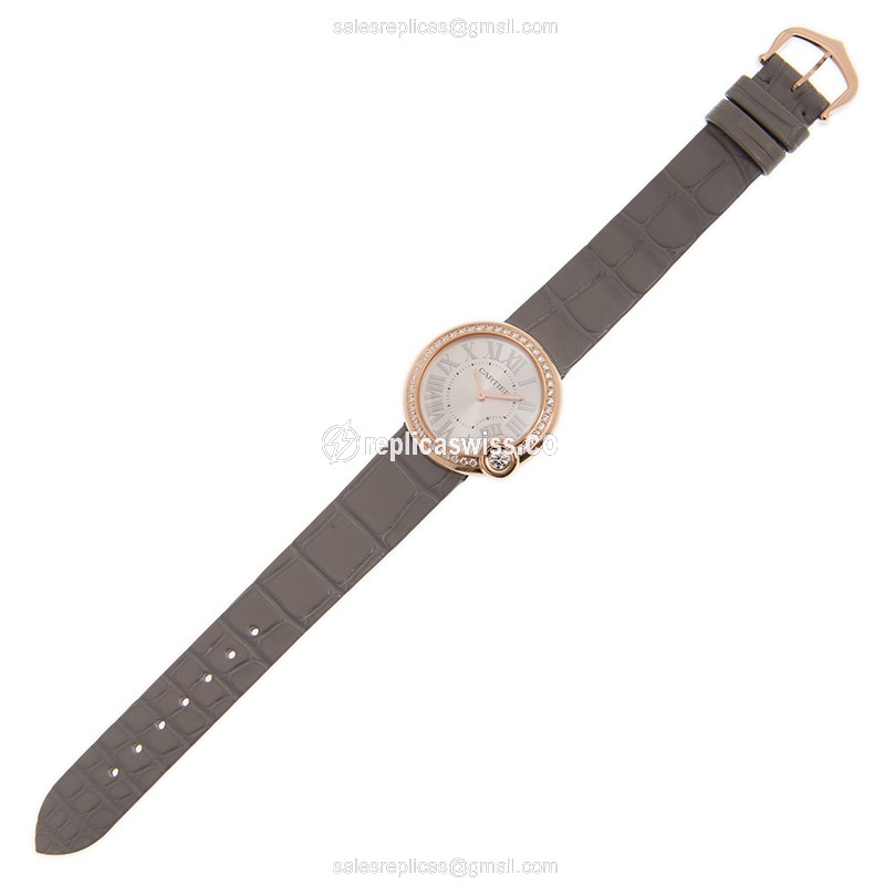 Cartier WJBL0008 BALLON BLANC DE CARTIER Quartz 18kt Rose Gold & Diamonds - View 2