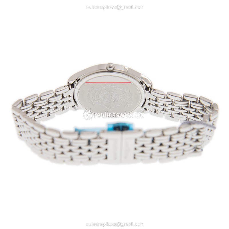 Longines Lyre Replica - Quartz - Stainless Steel - White Dial, Silver Clasp, Steel Strap - View 4