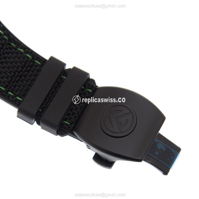 Franck Muller V45 SC DT KRYPTON Carbon Auto - Black Dial - Rubber Strap - Sapphire Crystal - View 4