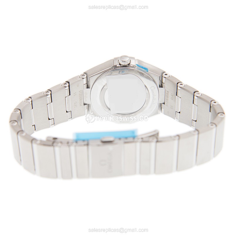 Omega Constellation Quartz - Stainless Steel - Silver Dial - Steel Clasp - Silver Strap - View 4