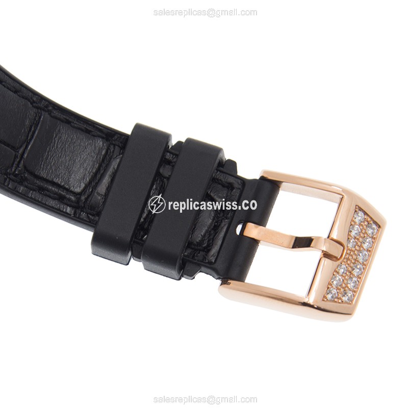 Franck Muller V 35 SC AT FO D CD (5N.NR) VANGUARD Automatic 18kt Rose Gold & Diamonds - View 4
