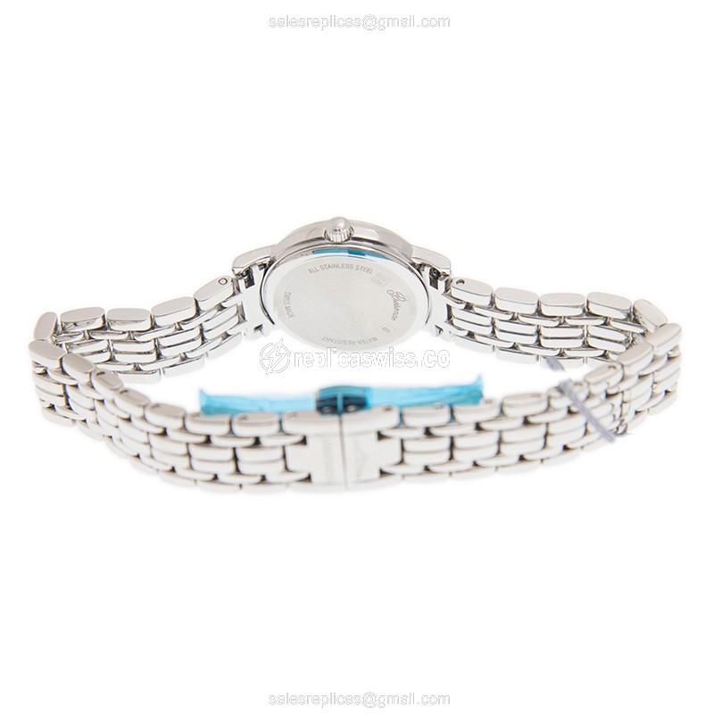 Longines Presence Replica - Quartz - Stainless Steel - White Dial, Silver Clasp - View 4