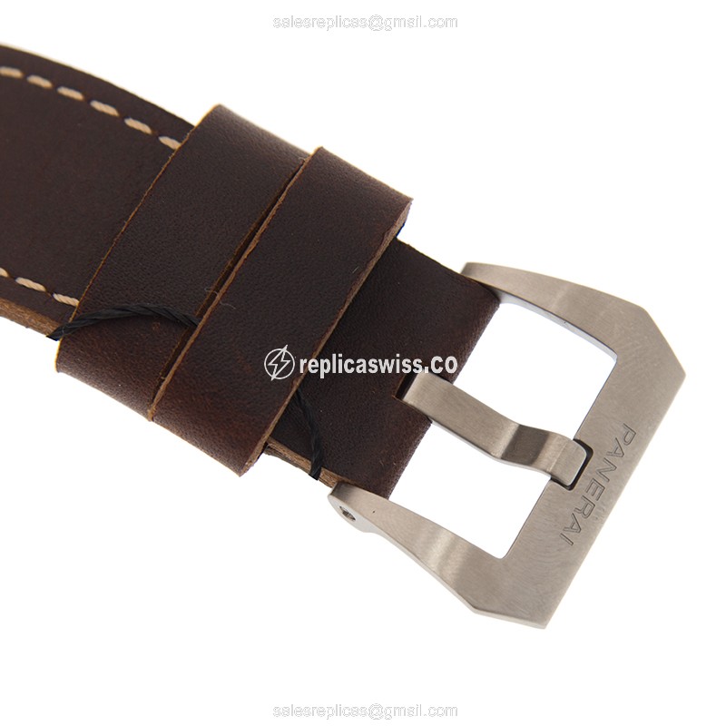 Panerai PAM00968 SUBMERSIBLE - Bronze - Automatic - Brown - Leather - Brown Buckle - View 4