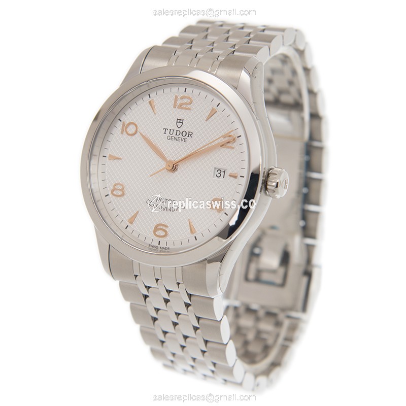 Tudor 91550-67050-SV Replica | Automatic | Silver Case | Silver Dial - View 3