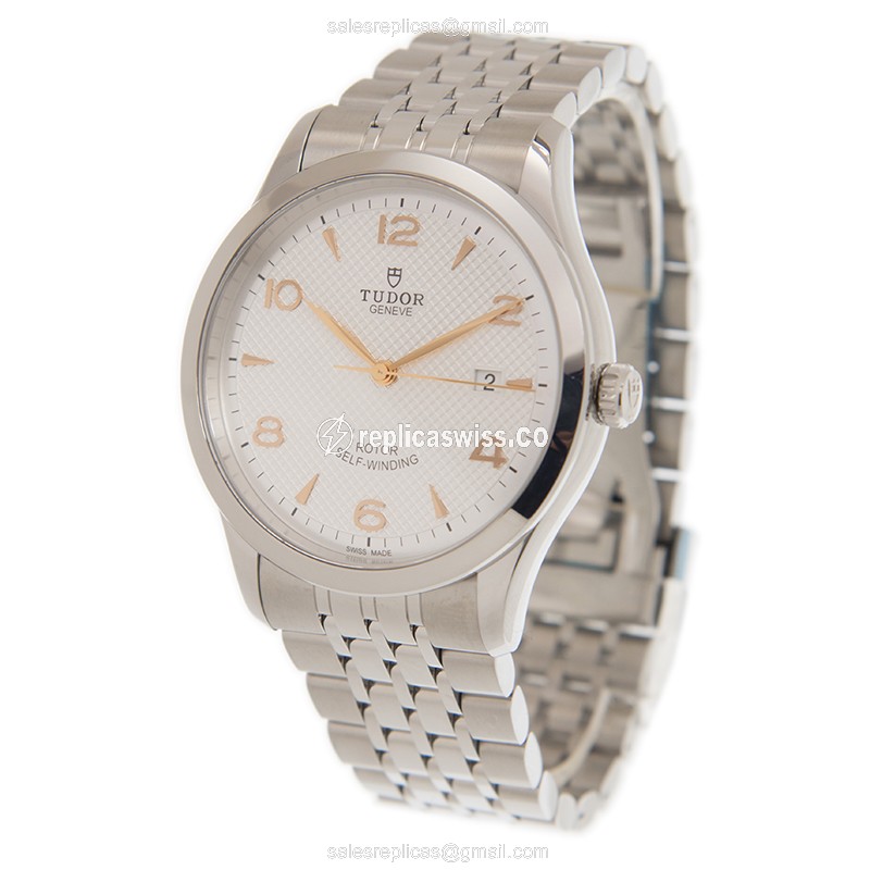 Tudor 91650-67070-SV Replica - Automatic - Silver - Steel Case & Strap - View 3