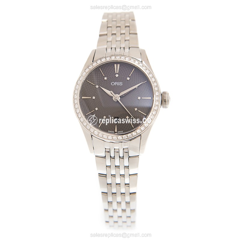 Oris Classic Date Replica - Automatic - Diamond - Gray Dial - View 2