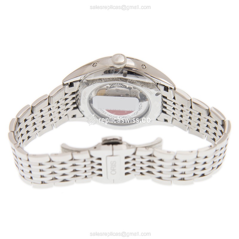 Oris Classic Date Replica - Automatic - Steel Case - Silver Dial - Steel Band - View 4
