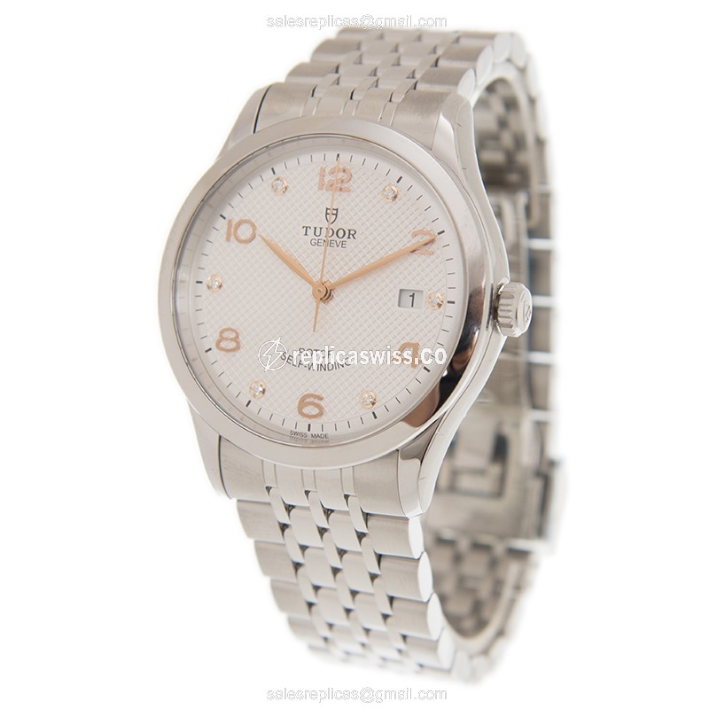 Rolex 1926 Tudor Replica - Automatic - Steel Case - Silver Dial - Steel Strap - View 3
