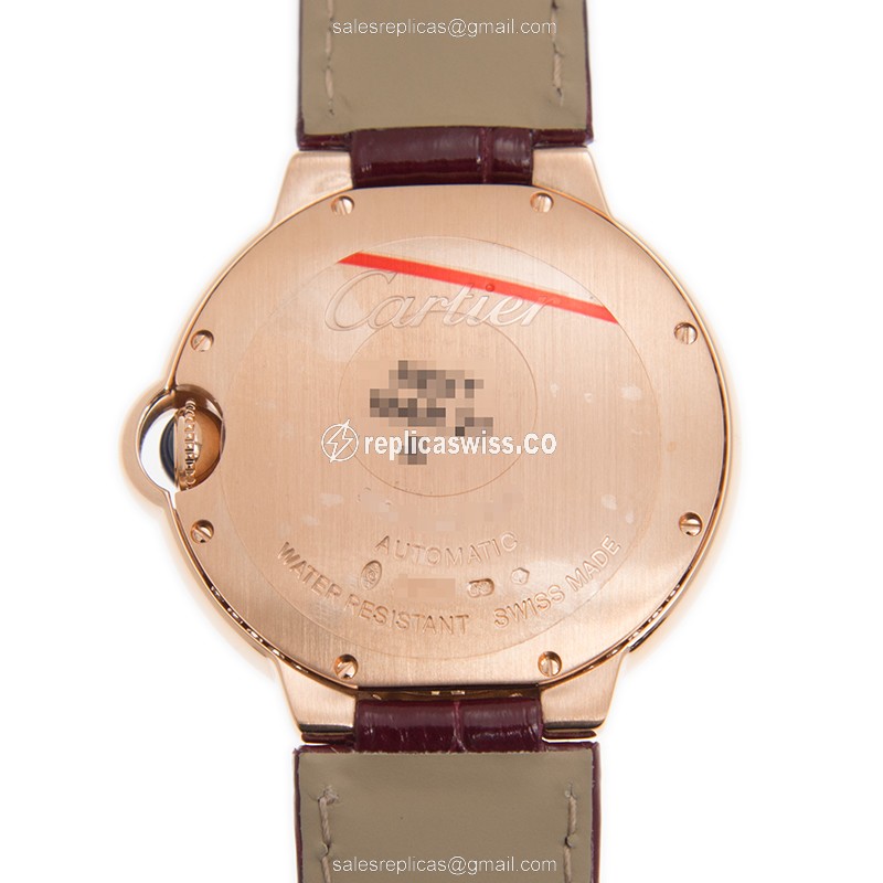 Cartier WJBB0034 BALLON BLEU Automatic 18kt Rose Gold & Diamonds - View 2