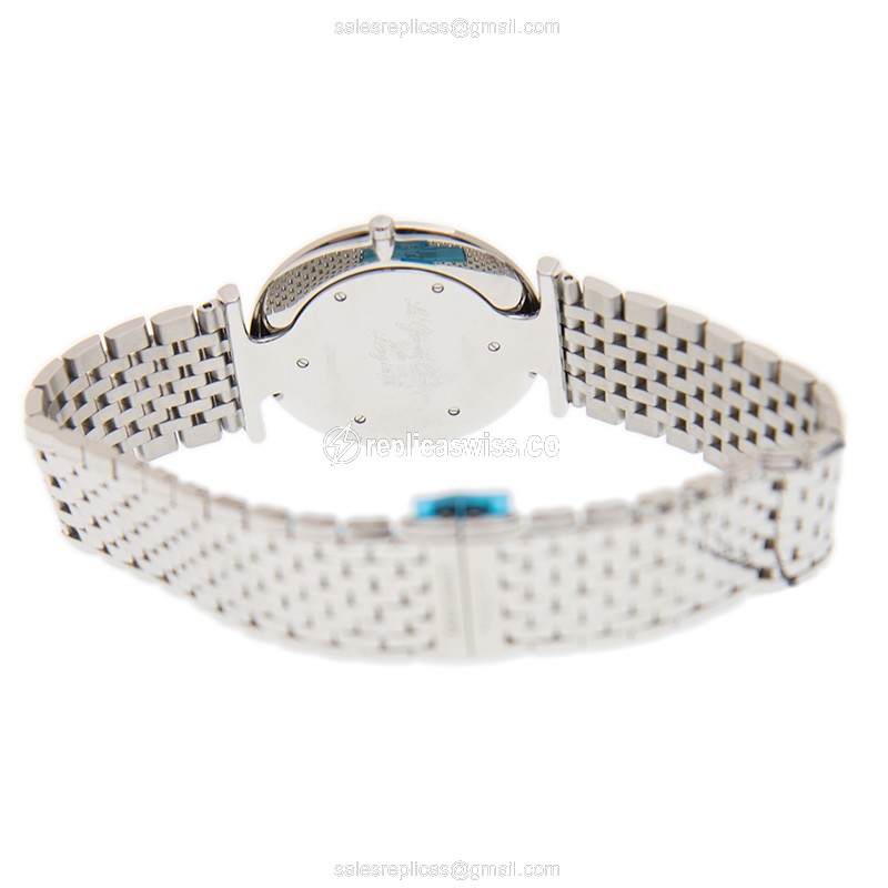 Longines LA GRANDE Replica - Automatic - Steel Case - Blue Dial, Silver Strap - View 4