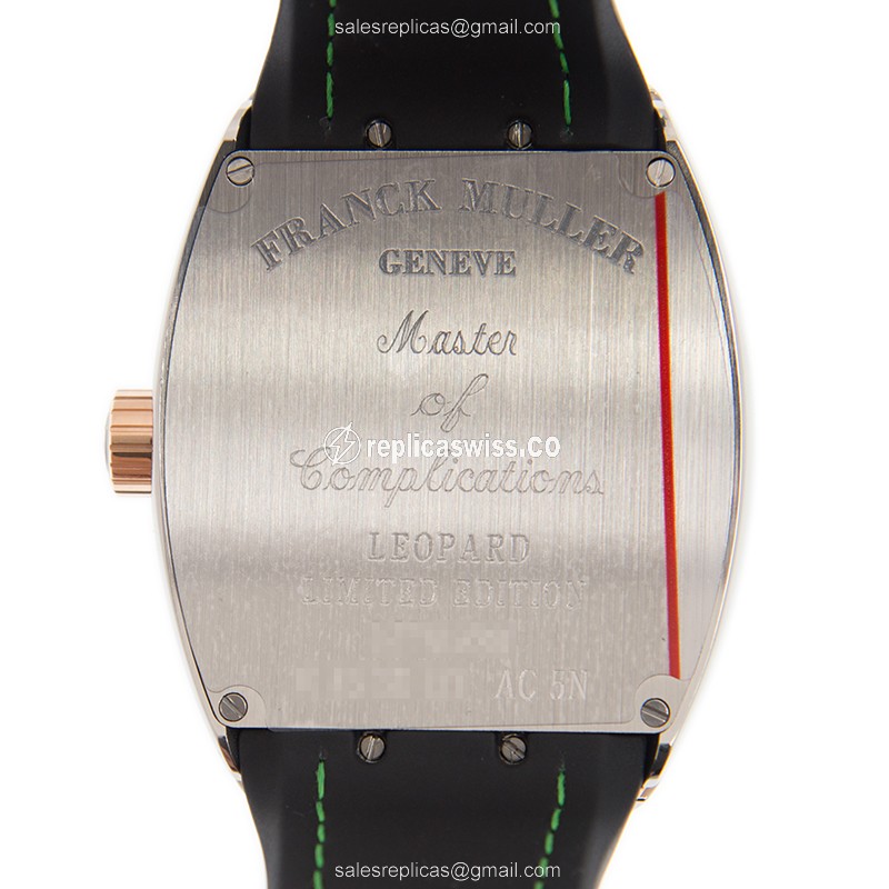 Franck Muller V 45 SC DT AC 5N LEOPARD LIMITED EDITION VANGUARD Automatic Stainless Steel - View 3