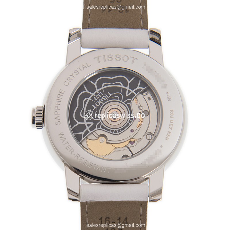 Tissot Lady Heart Replica - Automatic - Steel - White Dial - View 3