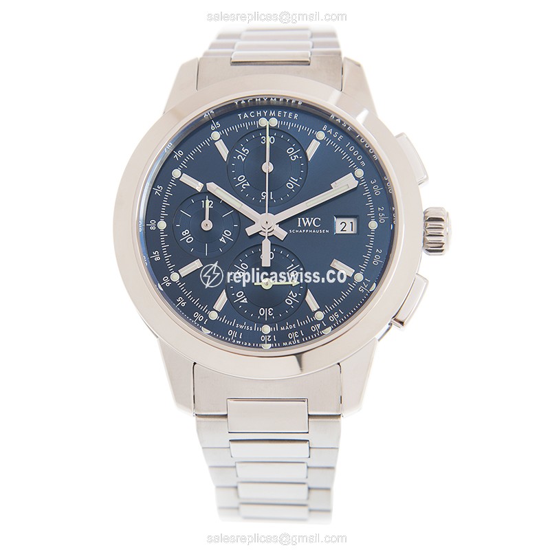 IWC Ingenieur Replica - Automatic - Steel - Blue Dial - 40mm - View 2