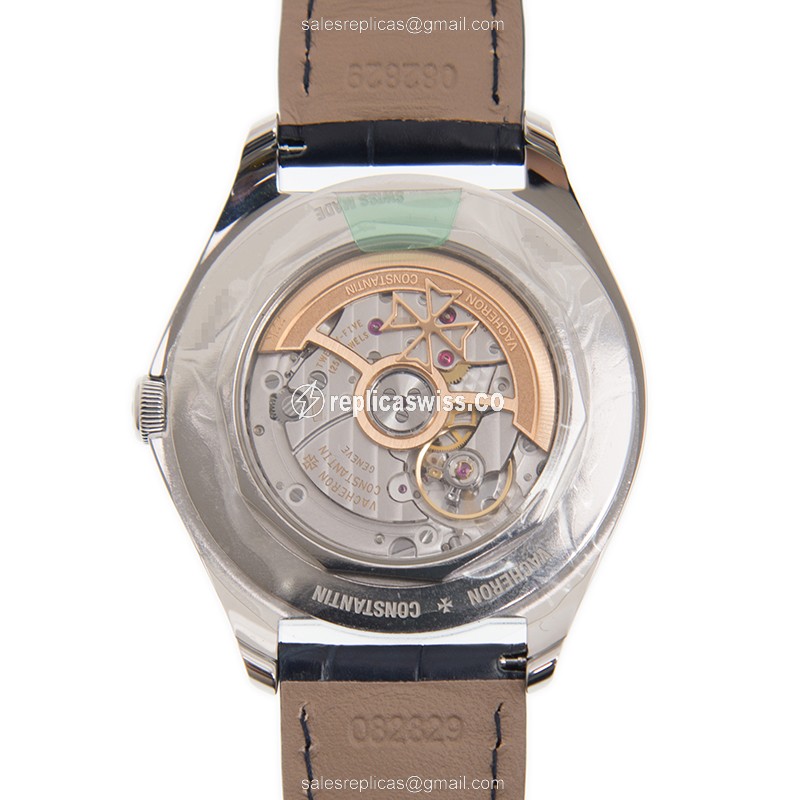 Vacheron Constantin FIFTYSIX Replica, Auto, Steel, Blue Dial - View 3