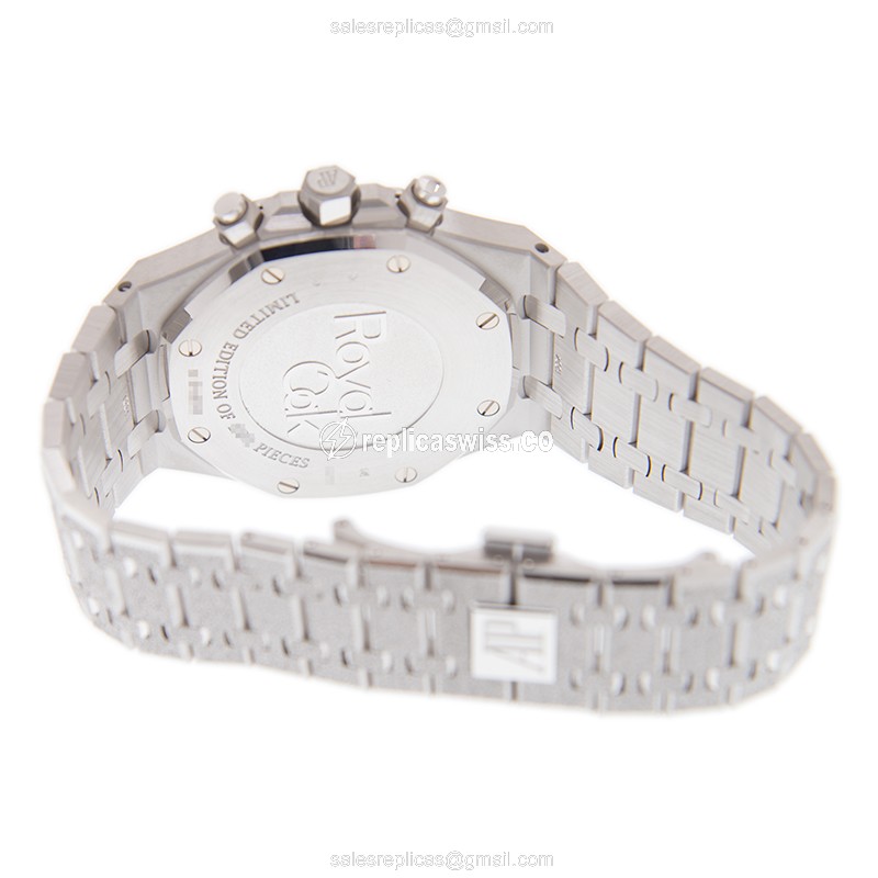 Royal Oak Replica - AP 26331BC.GG.1224BC.01 - Automatic - 18kt White Gold - Purple Dial - Silver Strap - View 4