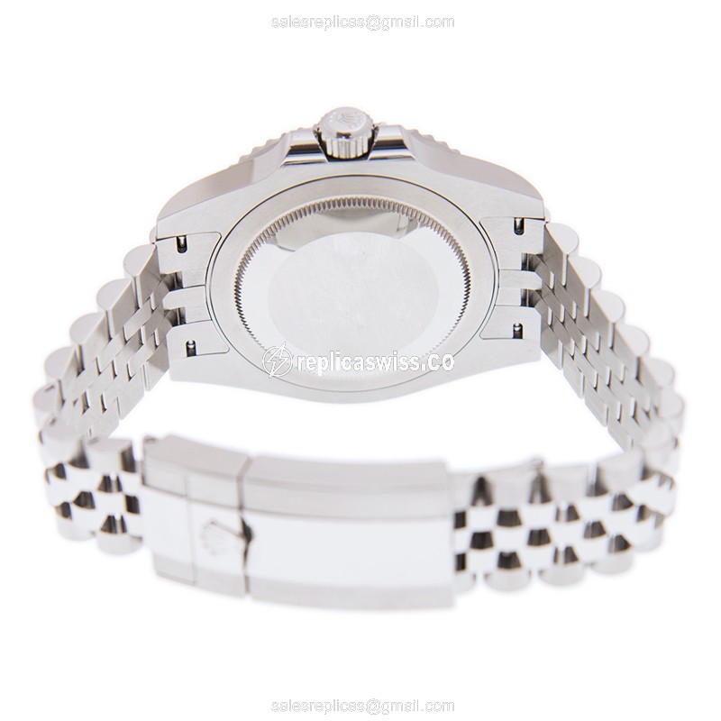 GMT Master II Replica - Stainless Steel - Automatic - Black Dial on Silver - View 4
