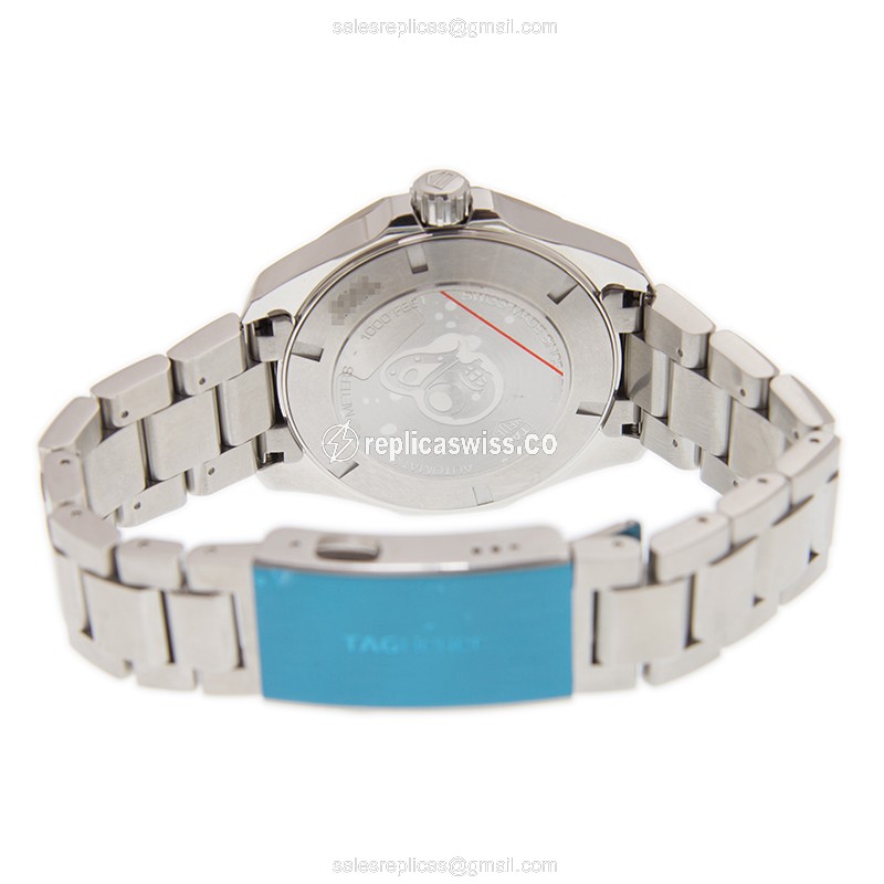 Tag Heuer Aquaracer Replica - Automatic - Black Dial - Steel - View 4