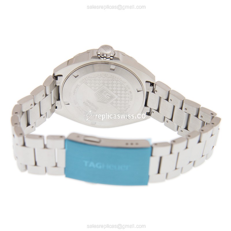 Tag Heuer WAZ211A.BA0875 F1 Quartz Steel - Black Dial, Silver Steel Band - View 4