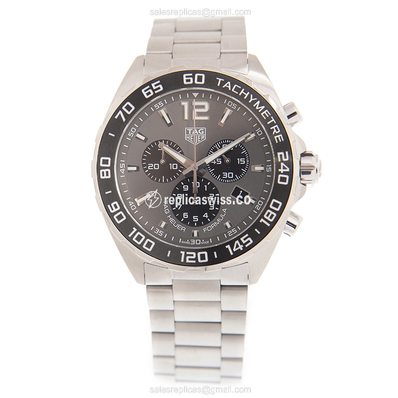 Watch Tag Heuer CAZ1011.BA0842 F1 Replica - Quartz - Silver Dial - Steel Band - Clasp - View 2