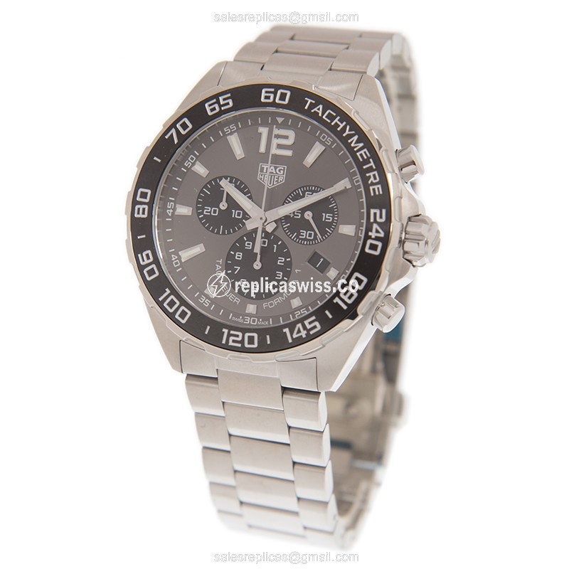 Watch Tag Heuer CAZ1011.BA0842 F1 Replica - Quartz - Silver Dial - Steel Band - Clasp - View 3