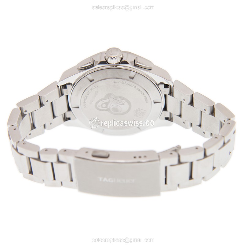 Tag Heuer AQUARACER Quartz - Black Dial - Silver Steel - Clasp - 40mm Case - View 4
