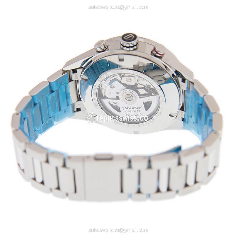 Tag Heuer Carrera Replica - Automatic - Steel - Gray Dial - View 4