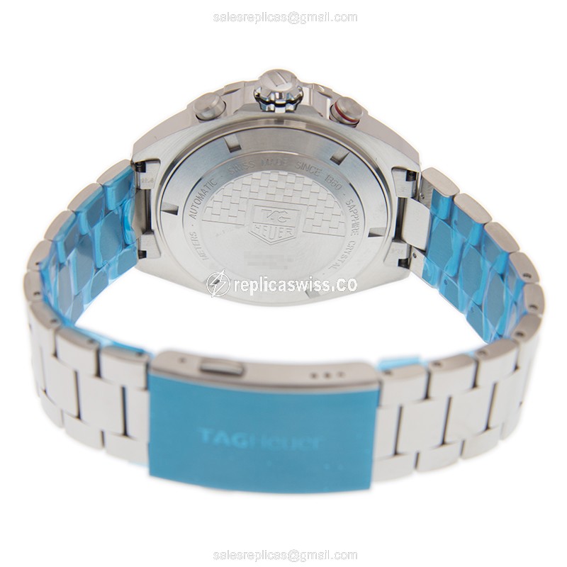 Tag Heuer CAZ2010.BA0876 F1 Replica - Automatic - Steel Case - Black Dial - Silver Strap - View 4