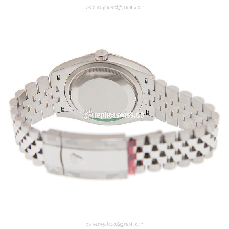 Rolex Datejust Replica - Automatic - White Gold & Steel - Silver Dial - View 4
