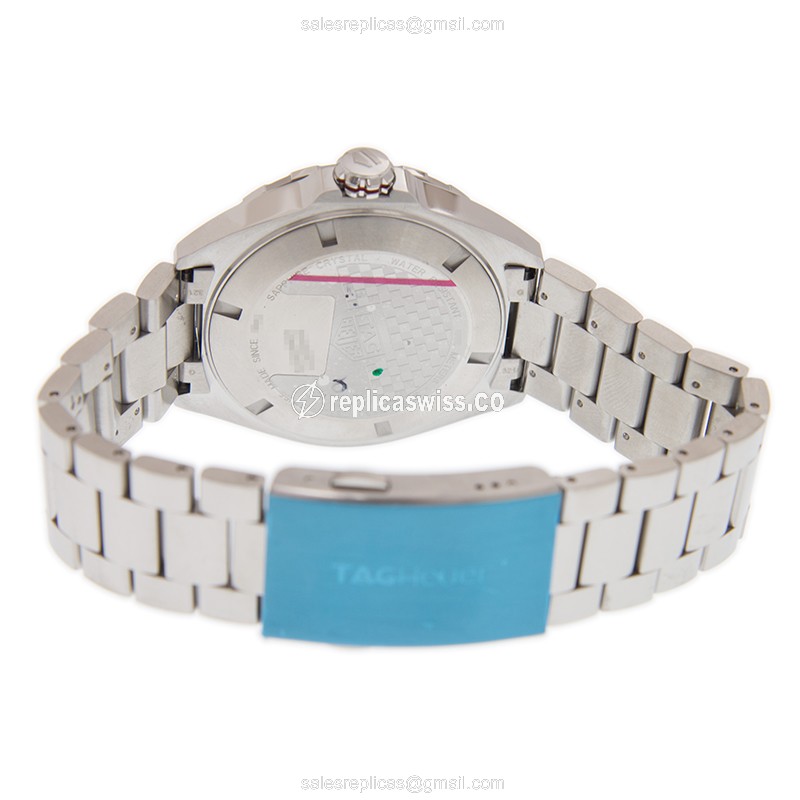 Tag Heuer WAZ2011.BA0842 Formula 1 Automatic Steel Case - Gray Dial - Silver Strap - Clasp Clasp - View 3