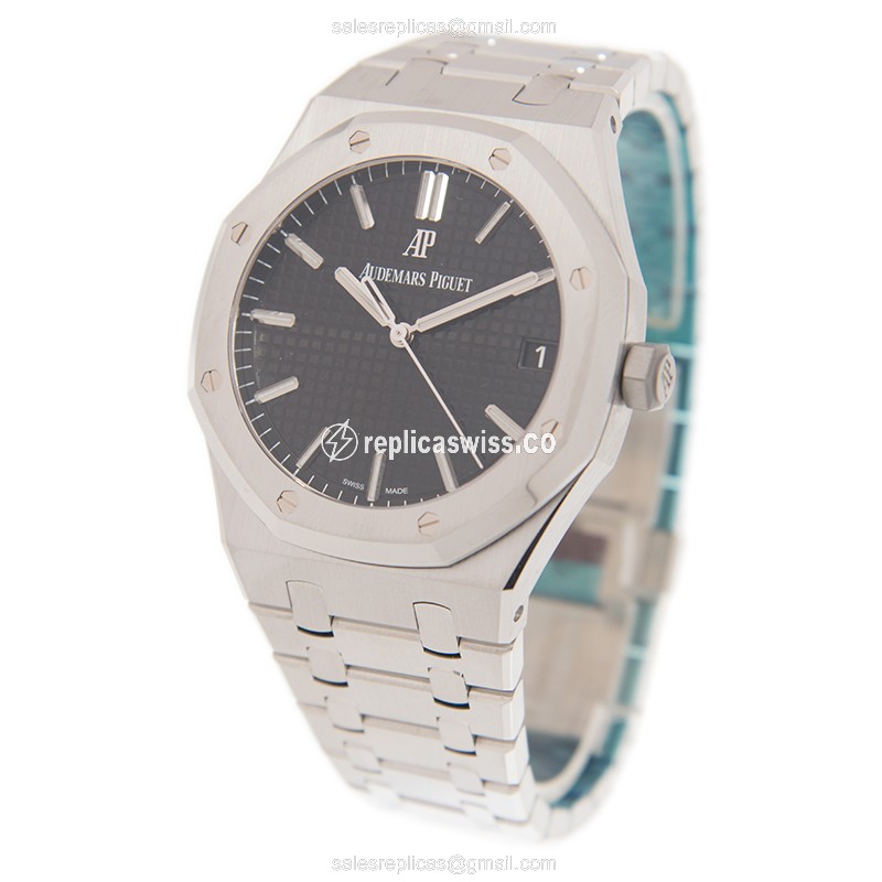 Audemars Piguet 15500ST.OO.1220ST.03 Replica - Automatic - Black Dial - Silver Steel Strap - View 3