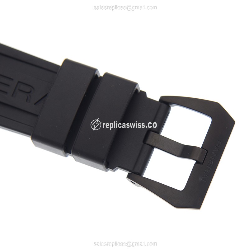 Panerai PAM00788 Replica - Automatic - Ceramic Case - Black Dial - Rubber Strap - Buckle Clasp - View 4