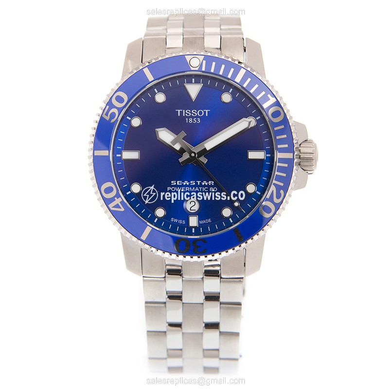 Rolex T120.407.11.041.00 CLASSIQUE - Automatic - Blue Dial - Steel Case & Strap - View 2