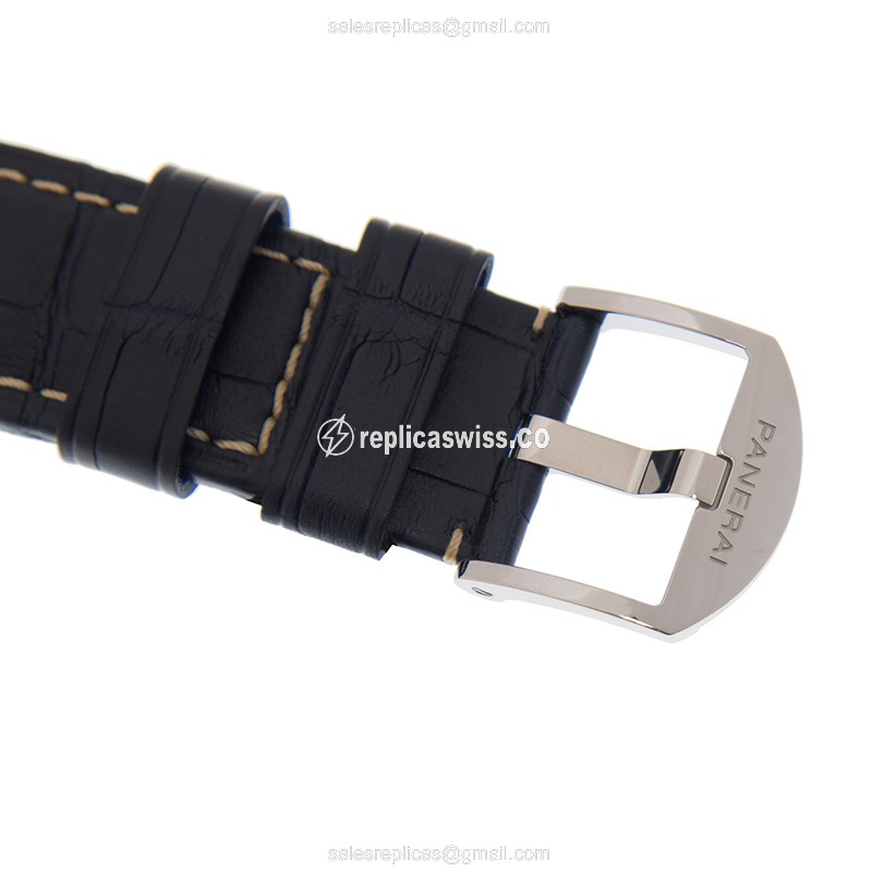 Panerai PAM00946 RADIOMIR - Automatic - Steel Case - Blue Dial - Leather Blue Strap - View 4