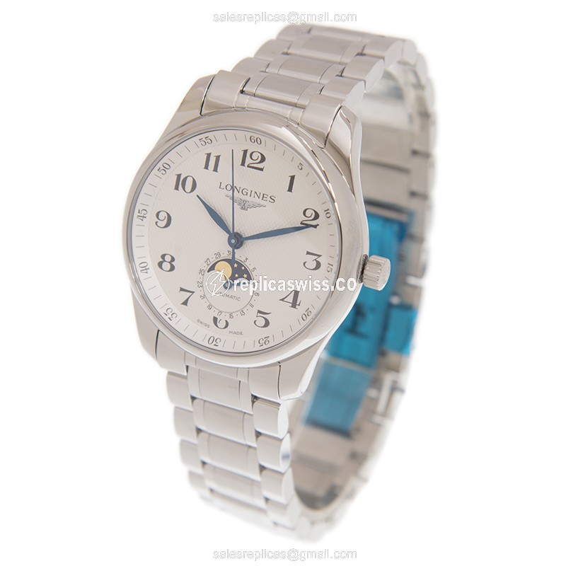 Rolex Submariner Replica - Automatic - Steel - White Dial, Silver Clasp & Strap - View 3
