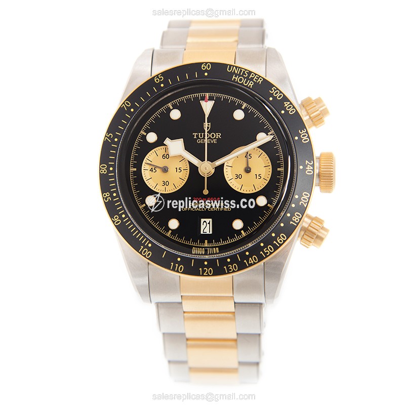 Tudor Black Bay Replica - Automatic - 18kt - Black Dial - View 2