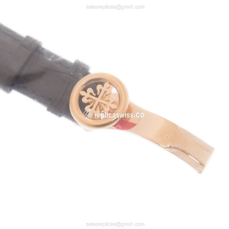Patek Philippe 5131R-001 Replica - Automatic - Rose Gold - Brown Leather Strap - View 4