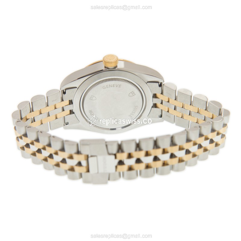 Tudor Black Bay 79503BK - Automatic - 18kt Gold/Steel - Black Dial - Gold Strap - View 3