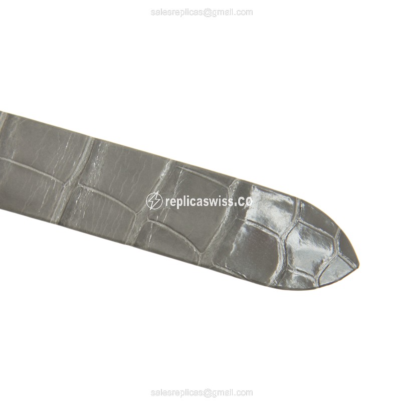 Cartier Bestiaire Replica - Automatic - 18kt White Gold - Diamond - Gray Dial - View 3