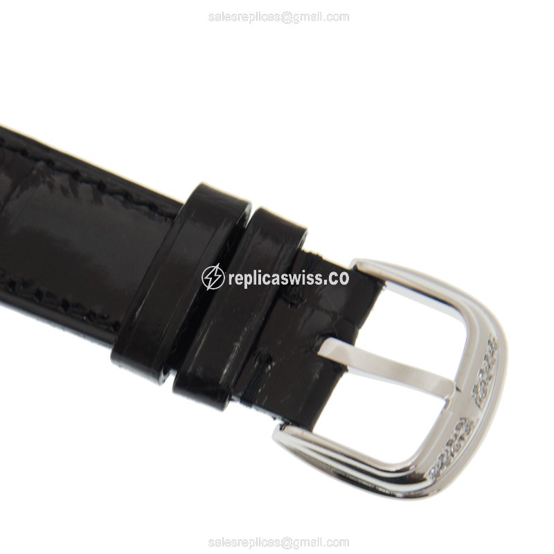 Franck Muller 2850 SC AT FO L D 1R CD 1R GENEVE Auto Stainless Diamonds White Dial Leather Black Buckle - View 4