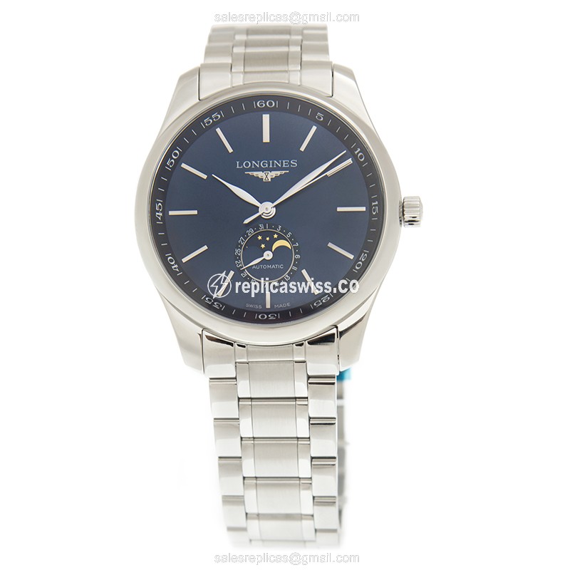 Rolex L2.919.4.92.6 Replica - Automatic - Blue Dial, Steel Case & Clasp - View 2