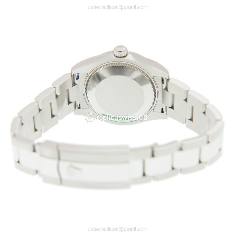 Rolex Datejust Replica - Automatic - White Gold & Steel - White Dial - View 4