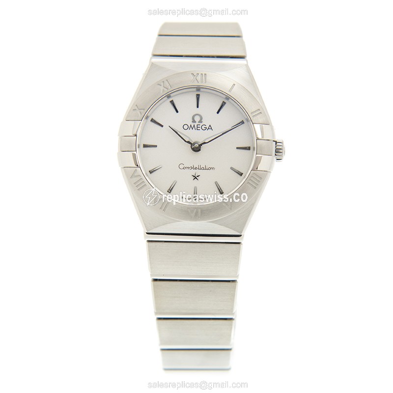 Omega Constellation Replica - Quartz - Steel Case - Silver Dial - Steel Strap - View 2