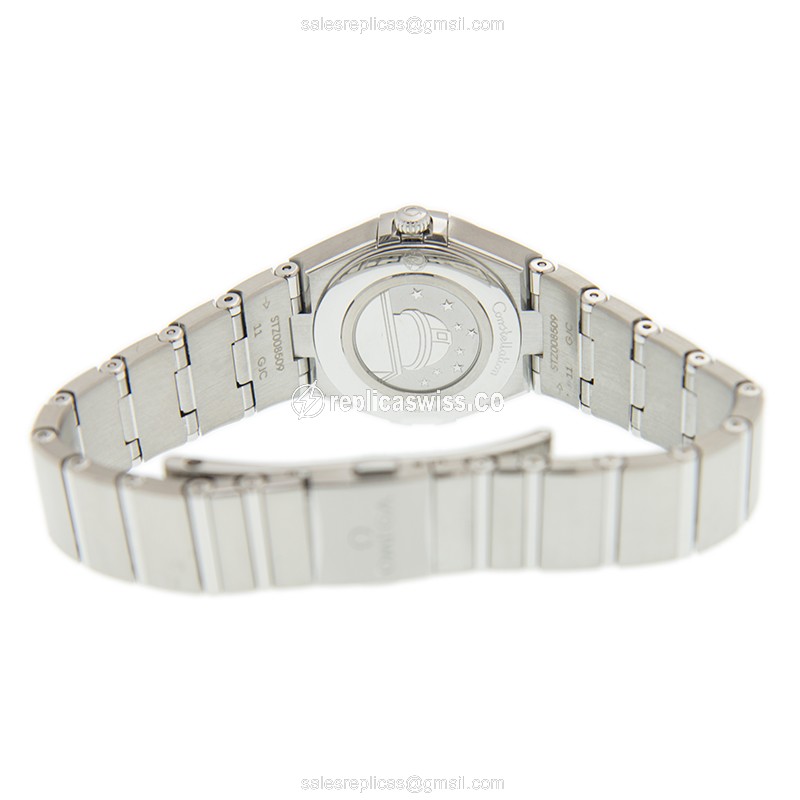 Omega Constellation Replica - Quartz - Steel Case - Silver Dial - Steel Strap - View 4