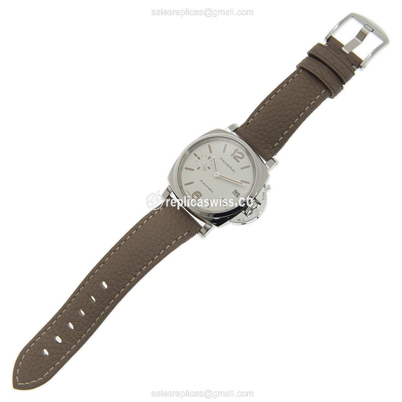 Panerai Luminor Replica - Automatic - Steel - White Dial - View 2