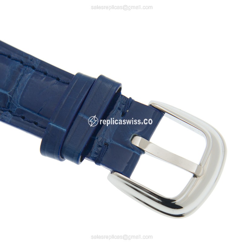Franck Muller 7502 QZ REL(AC) - BLUE STRAP CINTREE CURVEX Quartz Stainless Steel - View 4