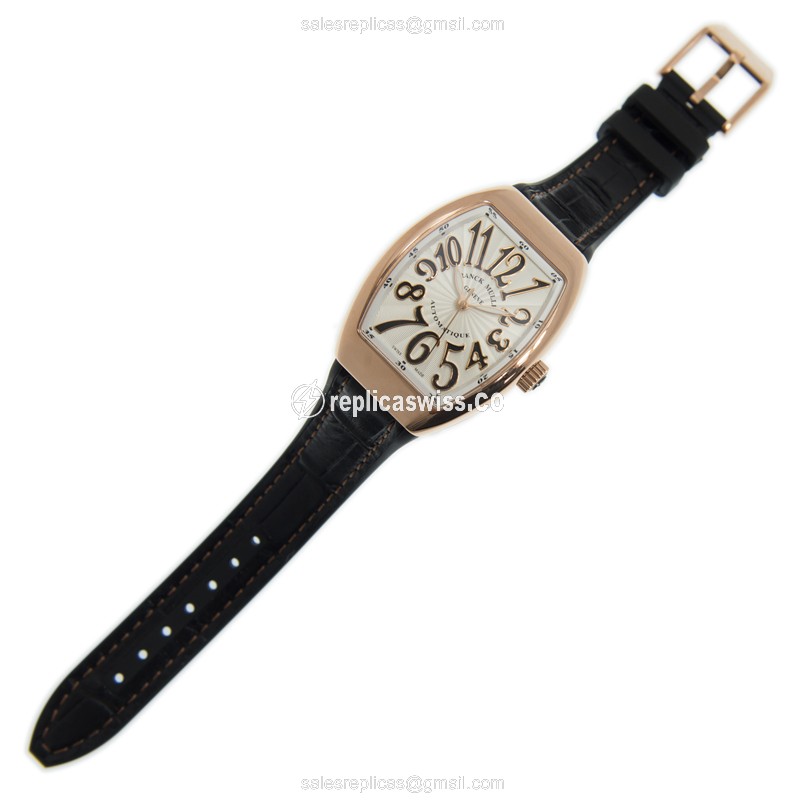 Franck Muller V 32 SC AT FO (5N.NR) VANGUARD Automatic 18kt Rose Gold - View 2