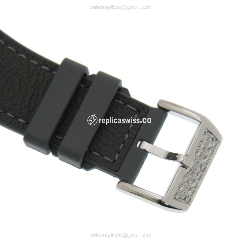 Franck Muller V 45 CC DT D NBR CD AC.NR Vanguard Replica - Automatic - Diamond Case - Gray Dial - View 4